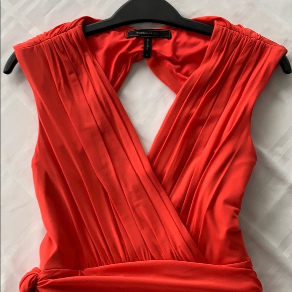 BCBG sleeveless, jersey, cocktail dress- like new - Picture 2 of 7